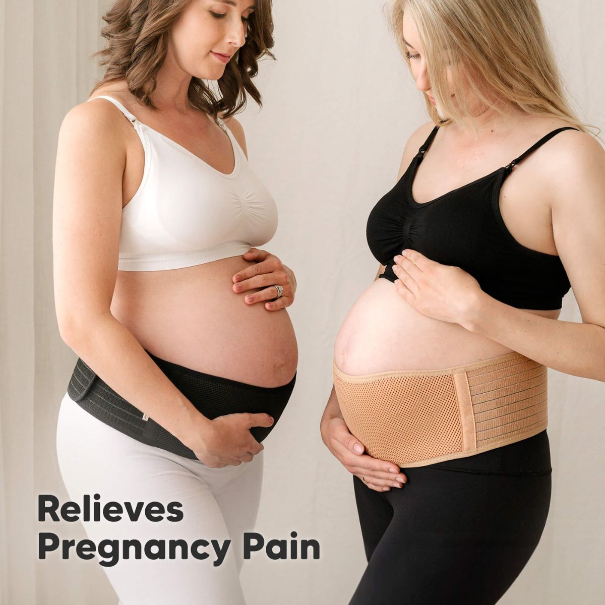 Cinta de Suporte Para Gestantes KeaBabies Ease Midnight Black

