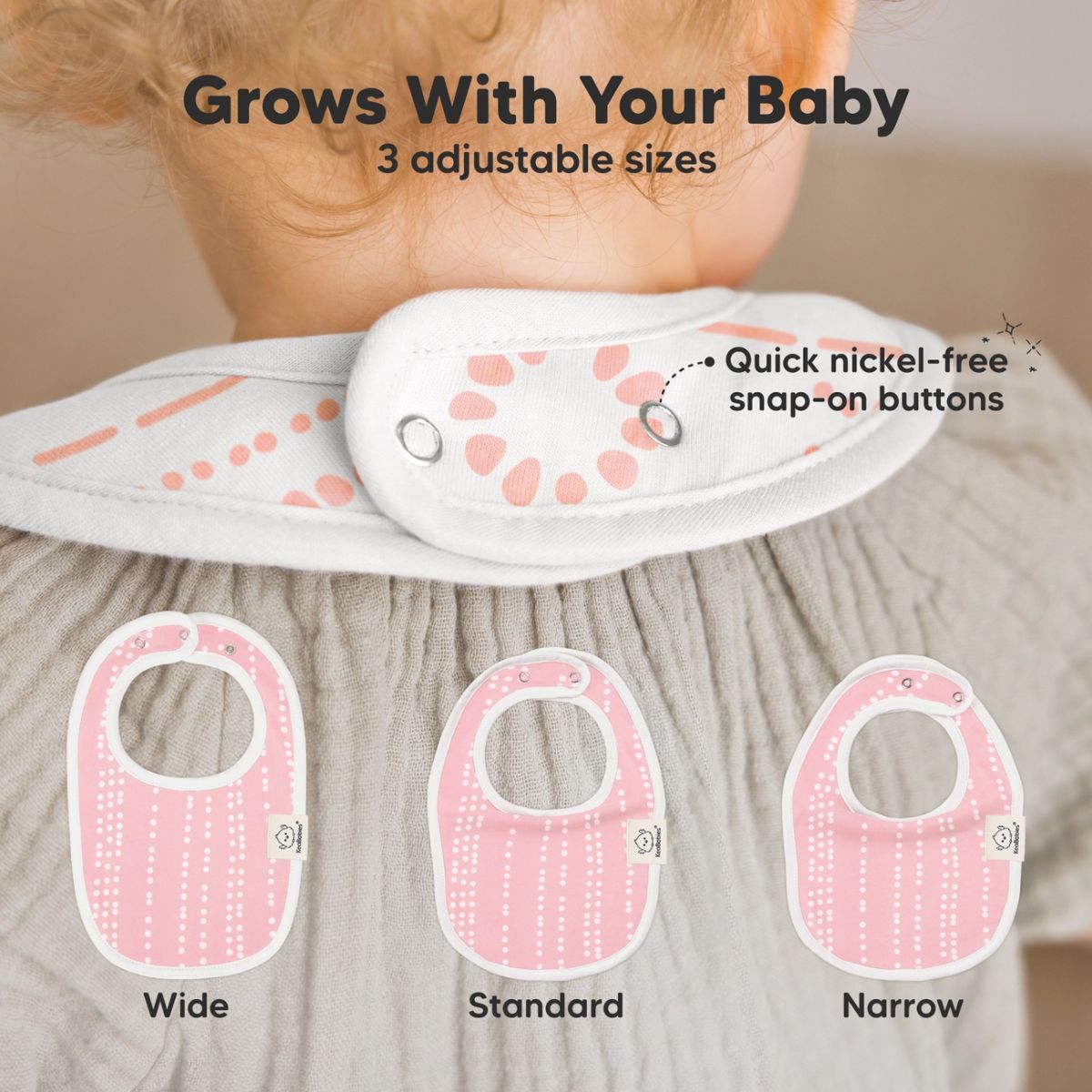 Kit Babador Keababies Urban Drool 08 Unidades 0-24M Sweet Charm

