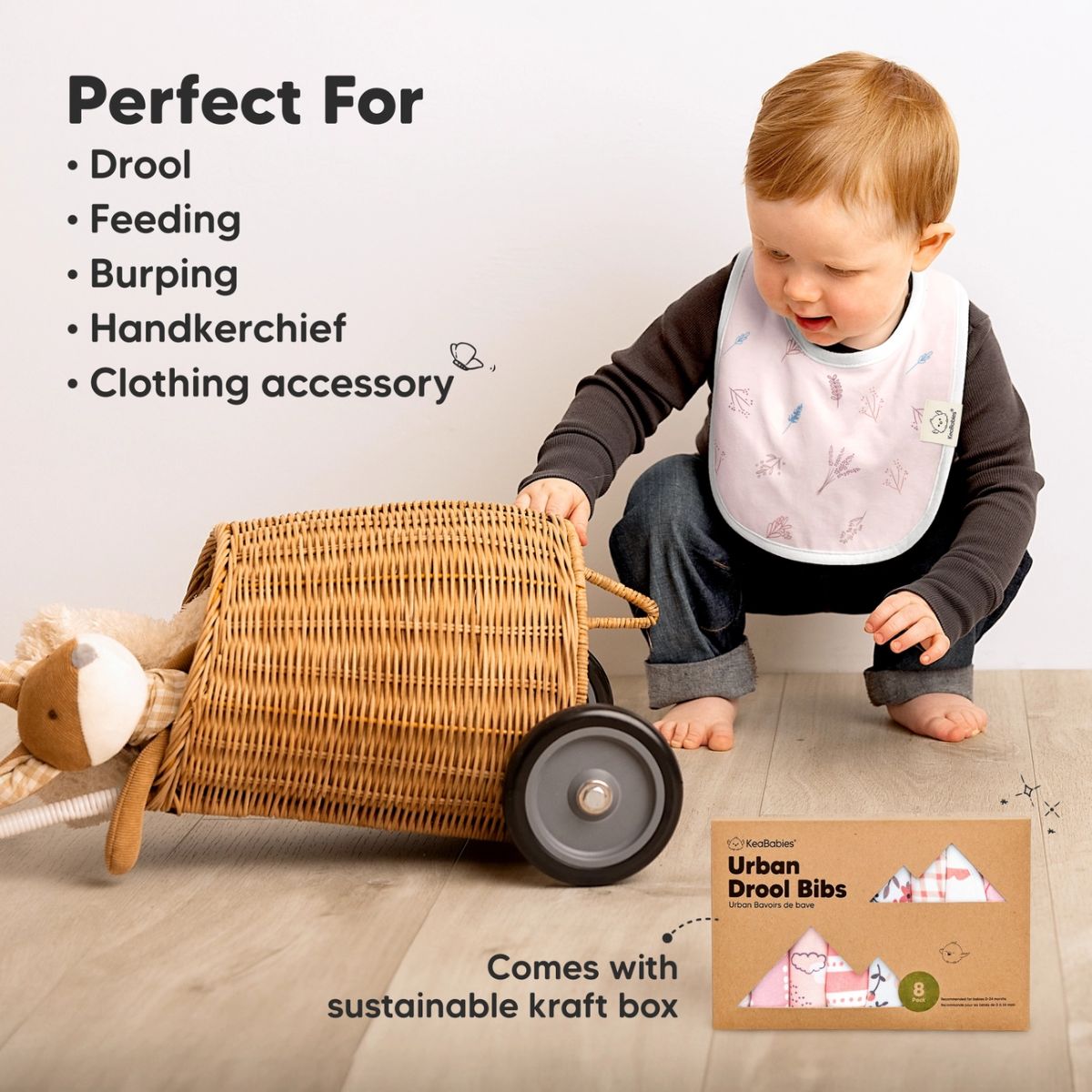 Kit Babador Keababies Urban Drool 08 Unidades 0-24M Sweet Charm

 on Luna Baby Store Miami