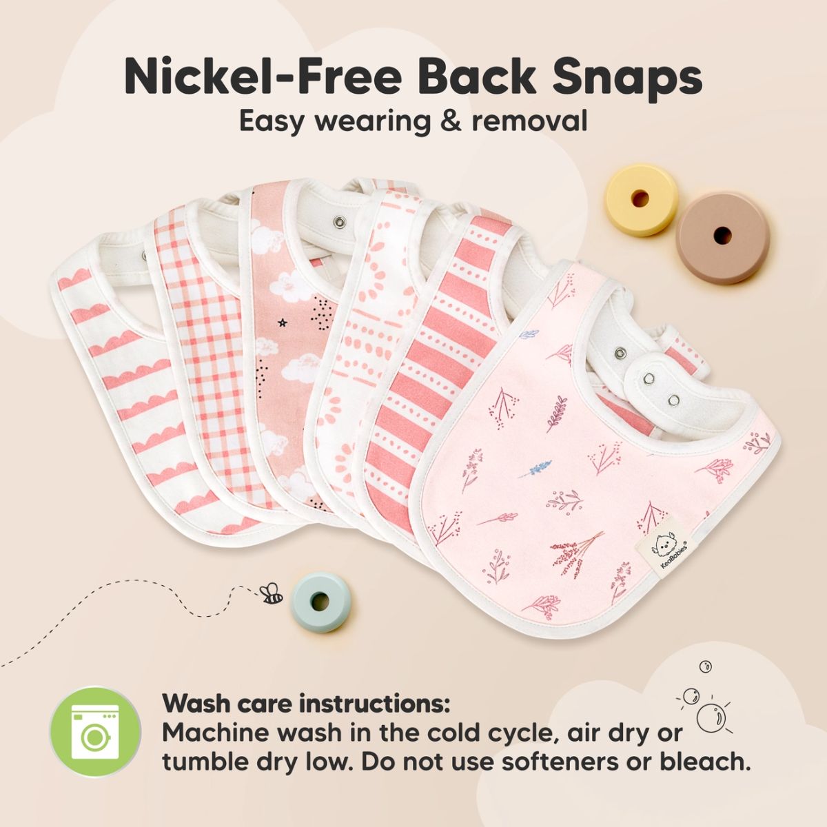 Kit Babador Keababies Urban Drool 08 Unidades 0-24M Sweet Charm

 on Luna Baby Store Miami
