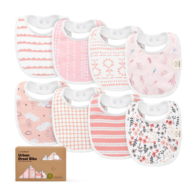 Kit Babador Keababies Urban Drool 08 Unidades 0-24M Sweet Charm


