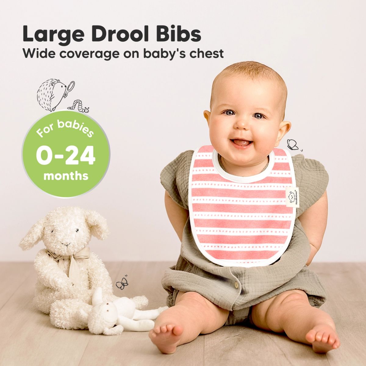 Kit Babador Keababies Urban Drool 08 Unidades 0-24M Sweet Charm

 on Luna Baby Store Miami