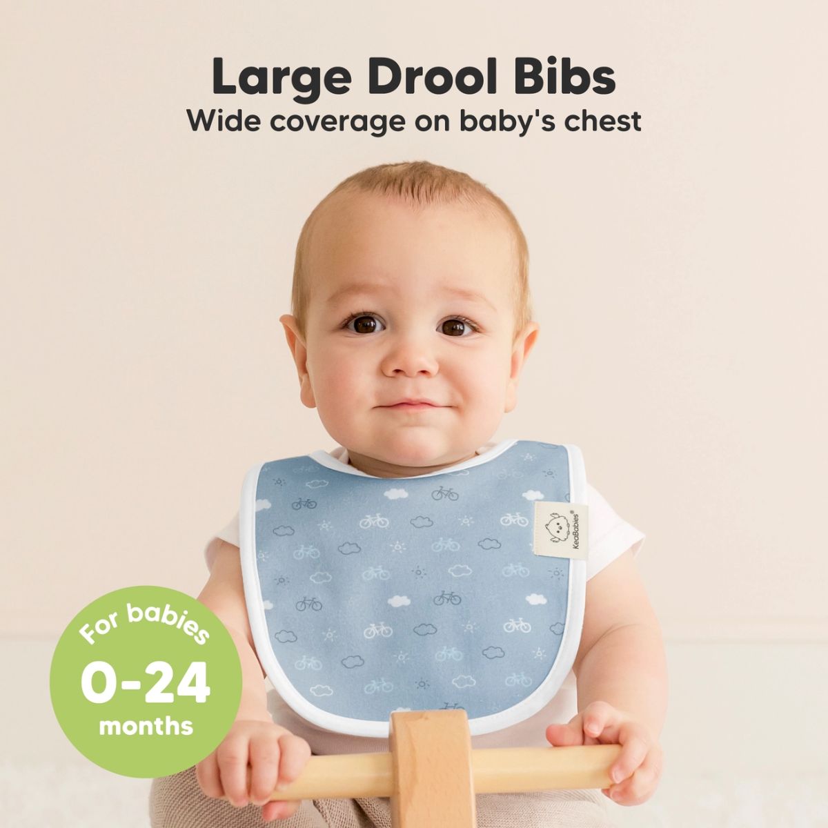 Kit Babador Keababies Urban Drool 08 Unidades 0-24M Vessels

