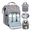 Mochila Maternidade KeaBabies Original Classic Gray on Luna Baby Store Miami