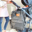 Mochila Maternidade KeaBabies Original Classic Gray on Luna Baby Store Miami