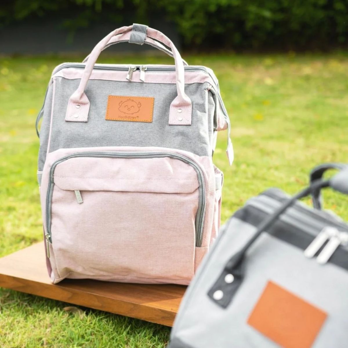 Mochila Maternidade KeaBabies Original Classic Gray on Luna Baby Store Miami