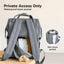 Mochila Maternidade KeaBabies Original Classic Gray on Luna Baby Store Miami