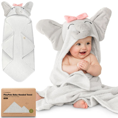 Toalha de Banho Infantil Com Capuz Keababies PlayPals Ella - Regular