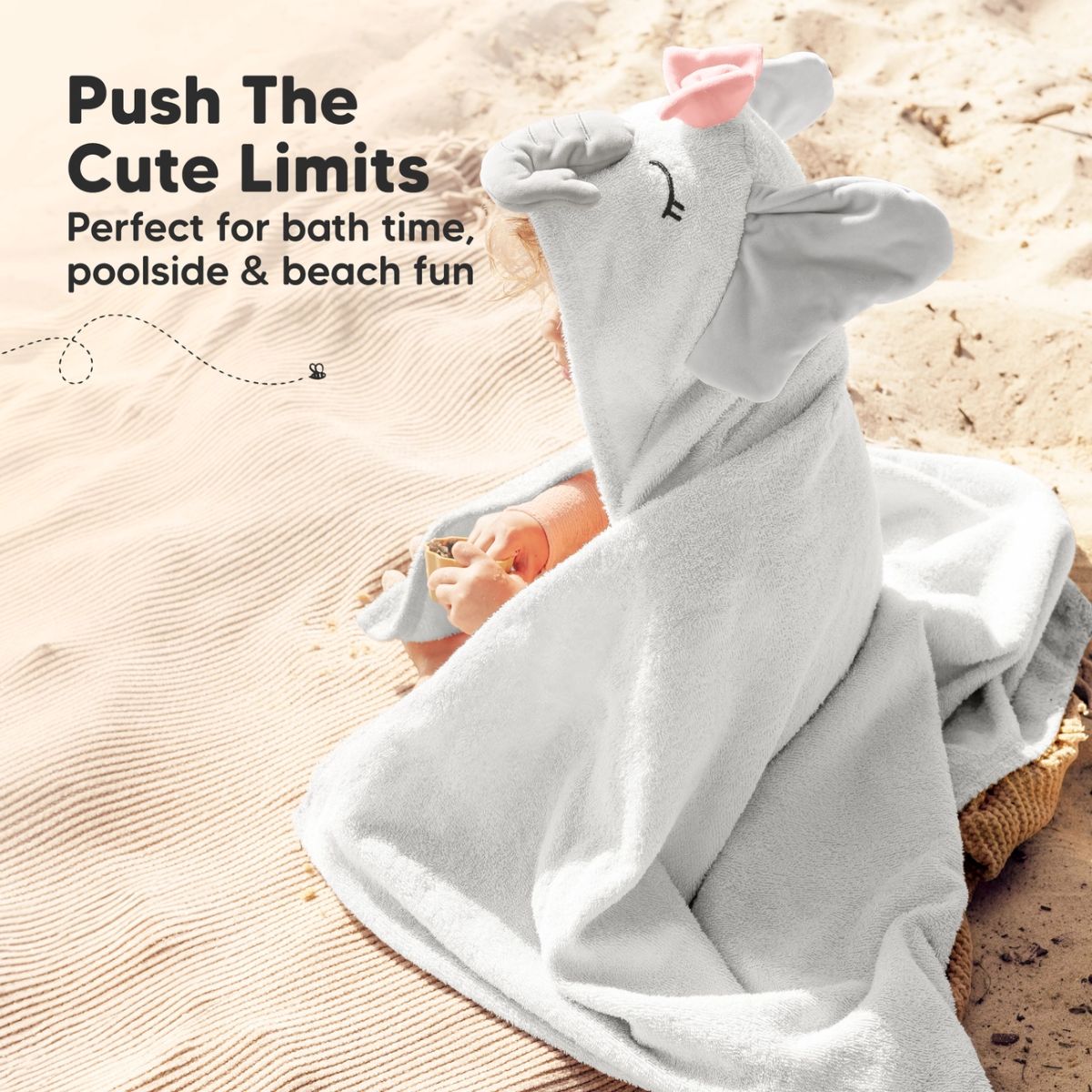 Toalha de Banho Infantil Com Capuz Keababies PlayPals Ella - Regular on Luna Baby Store Miami
