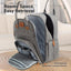 KeaBabies Rove Diaper Backpack - Classic Grey