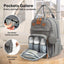 KeaBabies Rove Diaper Backpack - Classic Grey