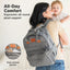 KeaBabies Rove Diaper Backpack - Classic Grey