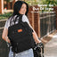 KeaBabies Rove Diaper Backpack -  Trendy Black