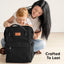 KeaBabies Rove Diaper Backpack -  Trendy Black