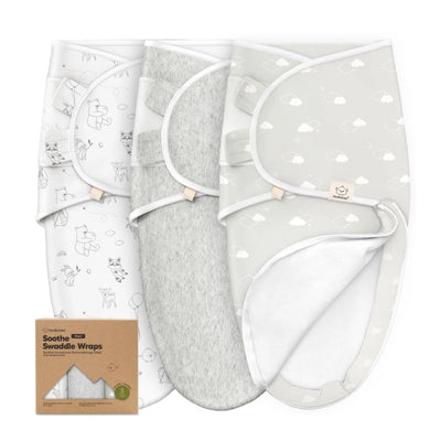 Cueiro Swaddle keaBabies Soothe Zippy 3 Peças Aspire

