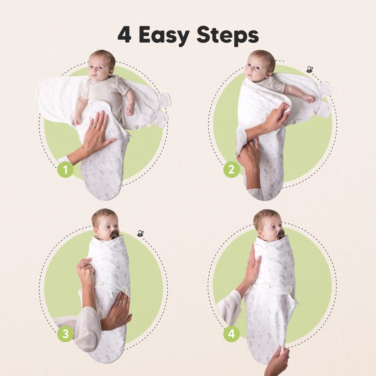 Cueiro Swaddle keaBabies Soothe Zippy 3 Peças Aspire

 on Luna Baby Store Miami