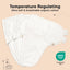 Cueiro Swaddle keaBabies Soothe Baby 3 Peças Soft White 0-3M
 on Luna Baby Store Miami