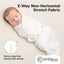 Cueiro Swaddle keaBabies Soothe Baby 3 Peças Soft White 0-3M
 on Luna Baby Store Miami