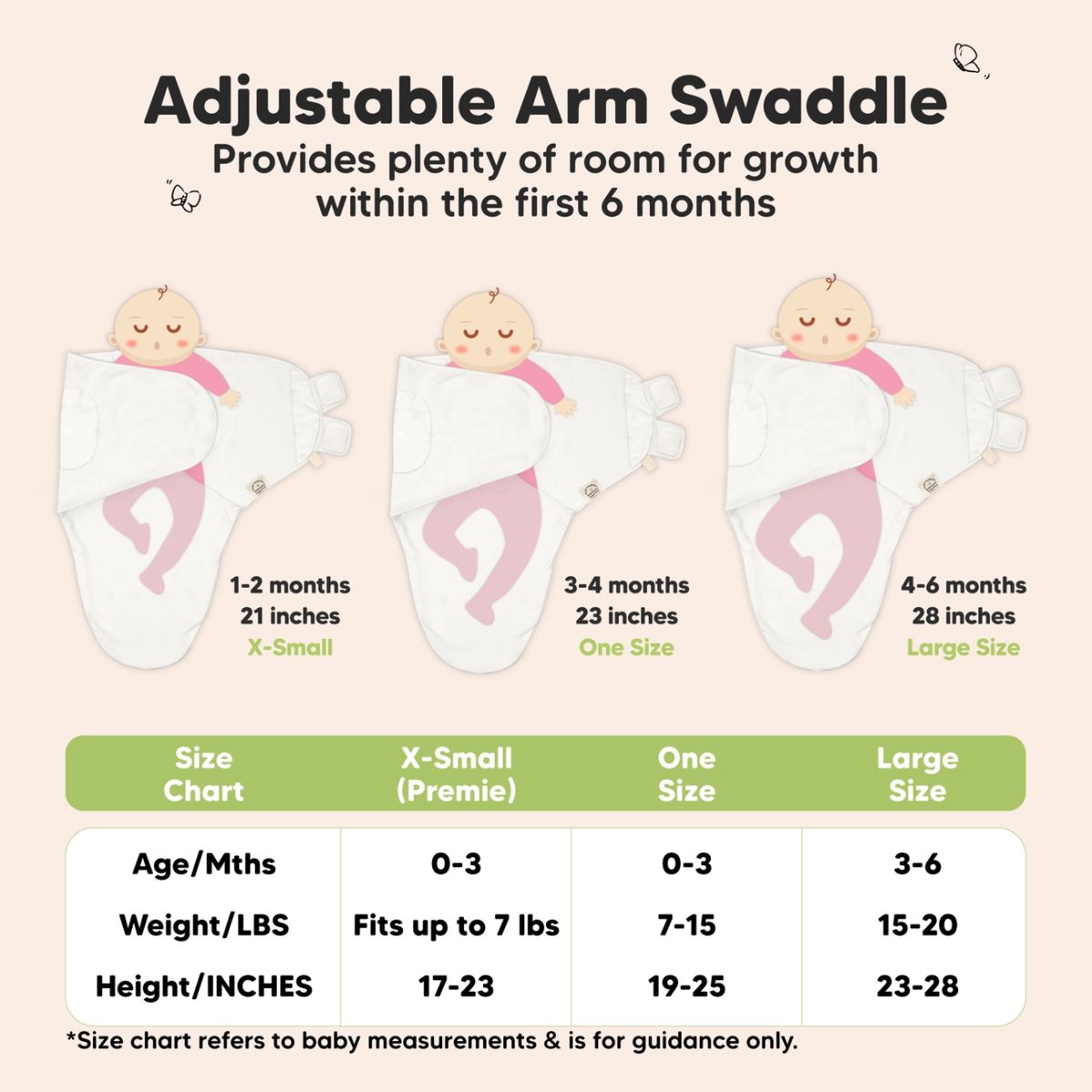 Cueiro Swaddle keaBabies Soothe Baby 3 Peças Soft White 0-3M
 on Luna Baby Store Miami
