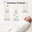 Cueiro Swaddle keaBabies Soothe Baby 3 Peças Soft White 0-3M
 on Luna Baby Store Miami