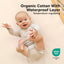 Kit de Lençol Impermeável KeaBabies Para Berço Isla Protect+ Cameo