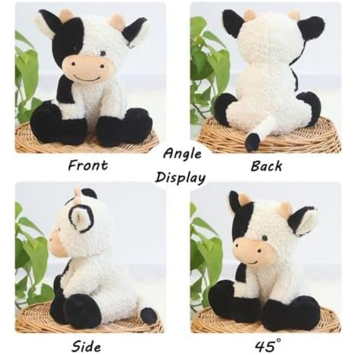Kelly Toys 9 inches Stuffed Animal - Cow on Luna Baby Store Miami