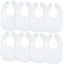 Comfy Cubs Muslin Cotton Baby Bibs White Pack of 8 on Luna Baby Store Miami