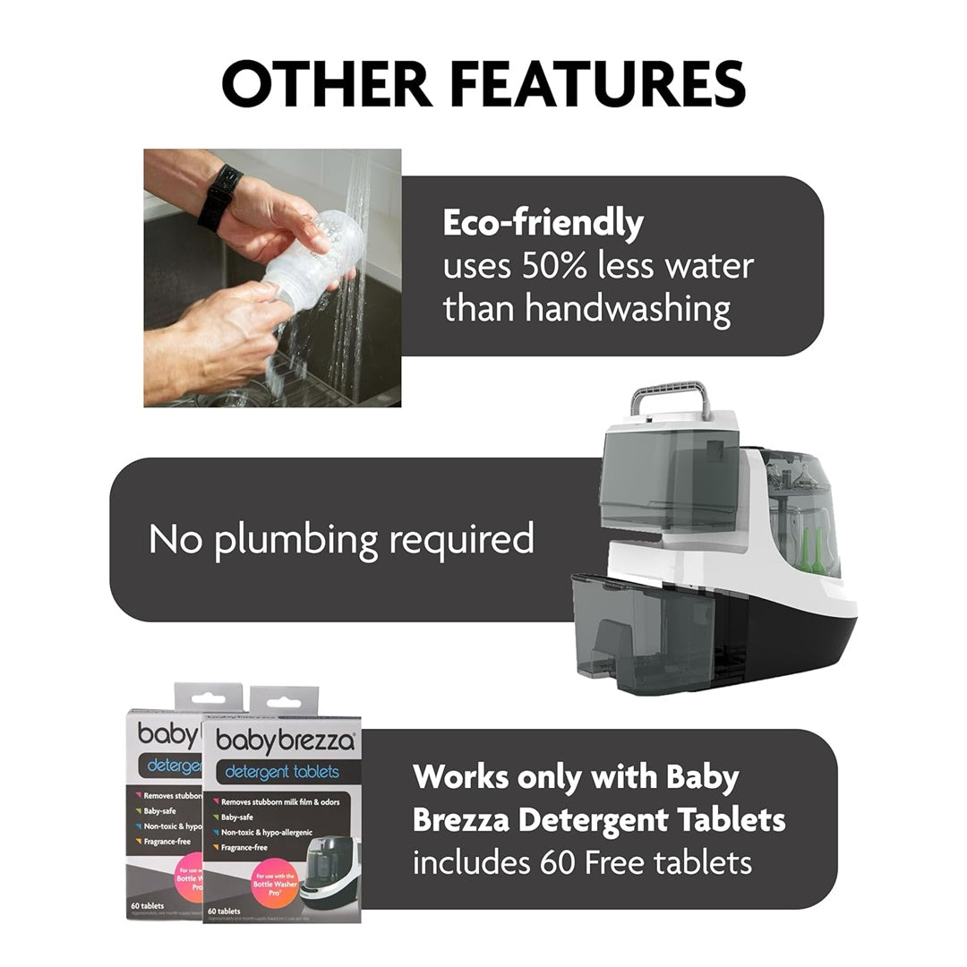 Lavadora de Mamadeiras Pro Baby Brezza Esterilizadora & Secadora 110V on Luna Baby Store Miami