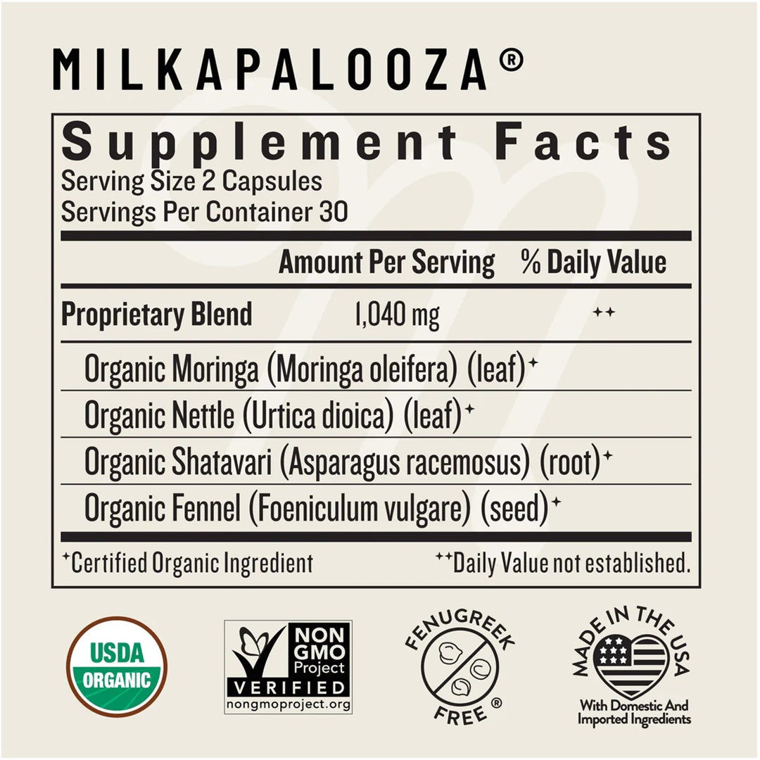 Legendairy Milk Milkapalooza - Suplemento de Amamentação 60 Caps