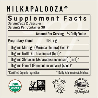 Legendairy Milk Milkapalooza - Suplemento de Amamentação 60 Caps