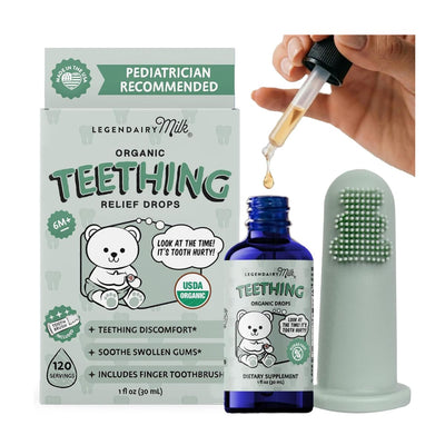 Gel Orgânico Para Alívio da Dentição Infantil Legendairy Milk