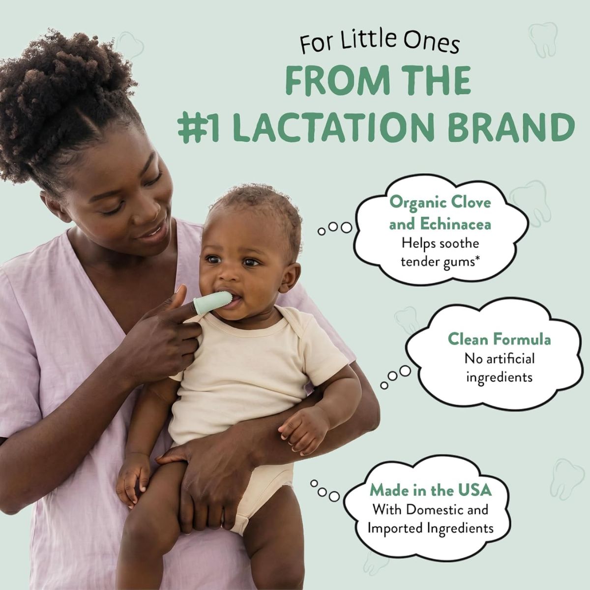 Gel Orgânico Para Alívio da Dentição Infantil Legendairy Milk on Luna Baby Store Miami