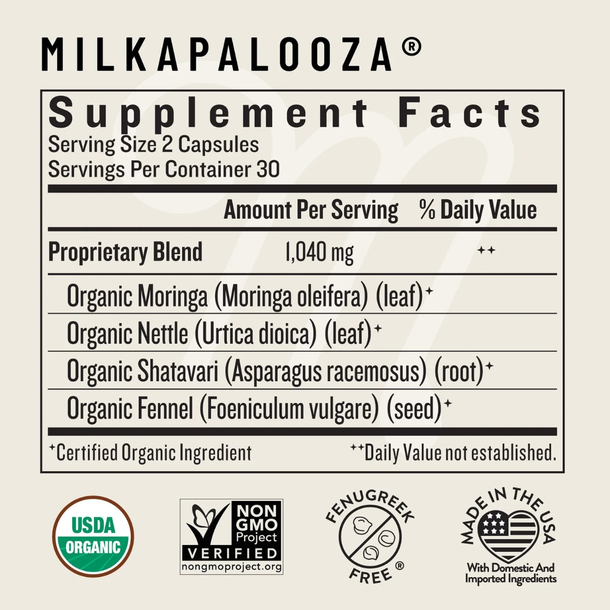 Legendairy Milk Milkapalooza - Suplemento de Amamentação 60 Caps
