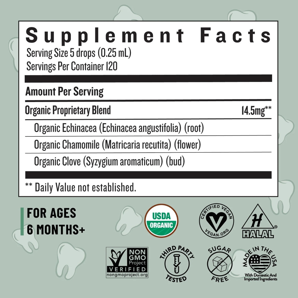 Gel Orgânico Para Alívio da Dentição Infantil Legendairy Milk