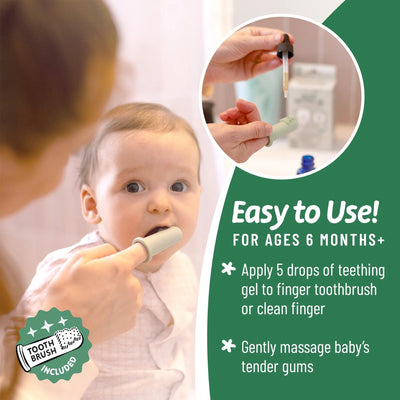 Gel Orgânico Para Alívio da Dentição Infantil Legendairy Milk