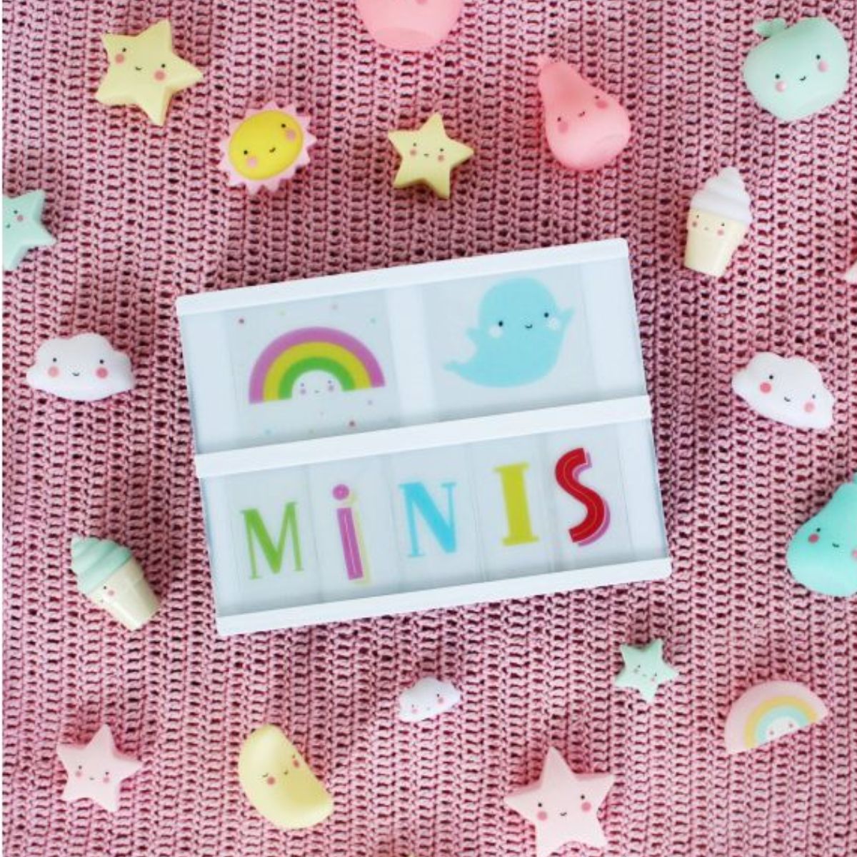 Little Lovely Company Minis Stars - Mint on Luna Baby Store Miami