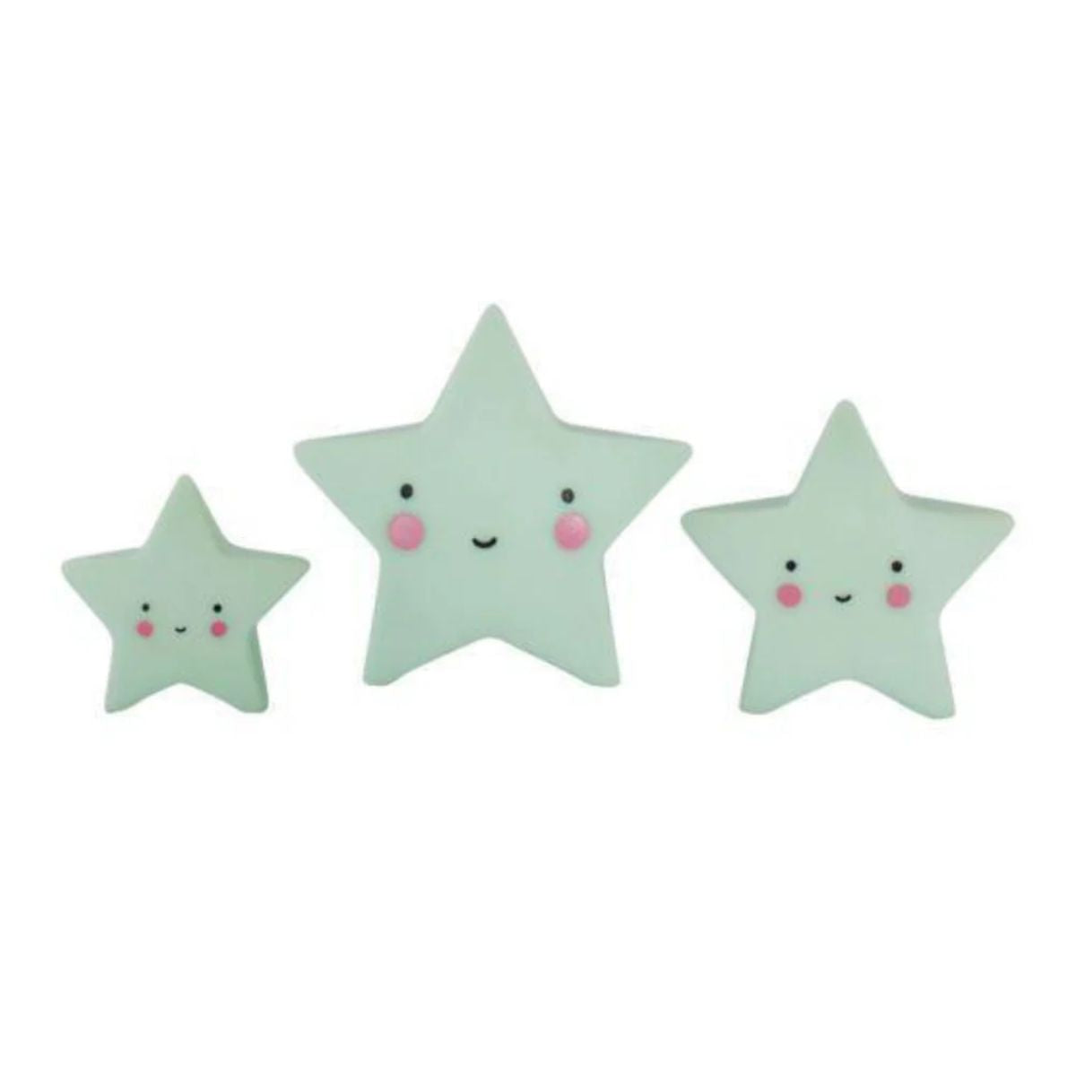 Little Lovely Company Minis Stars - Mint on Luna Baby Store Miami