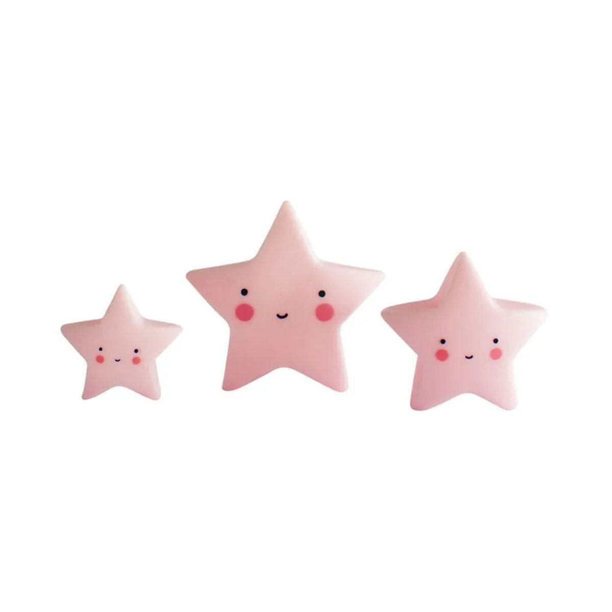 Little Lovely Company Minis Stars - Pink on Luna Baby Store Miami