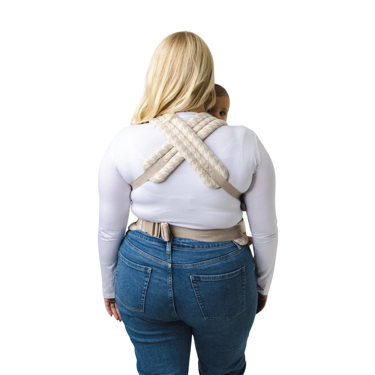 Mabē Monarch Baby Carrier – Houndstooth on Luna Baby Store Miami