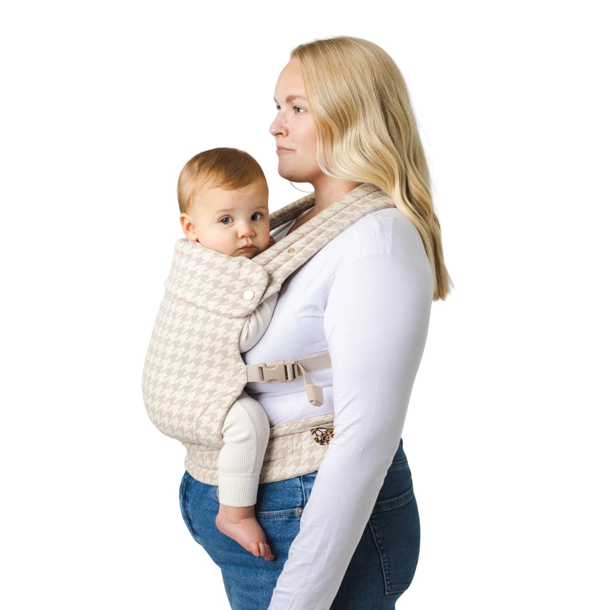Mabē Monarch Baby Carrier – Houndstooth