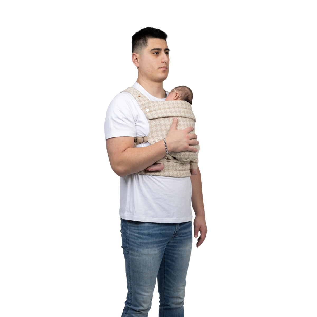 Mabē Monarch Baby Carrier – Houndstooth on Luna Baby Store Miami