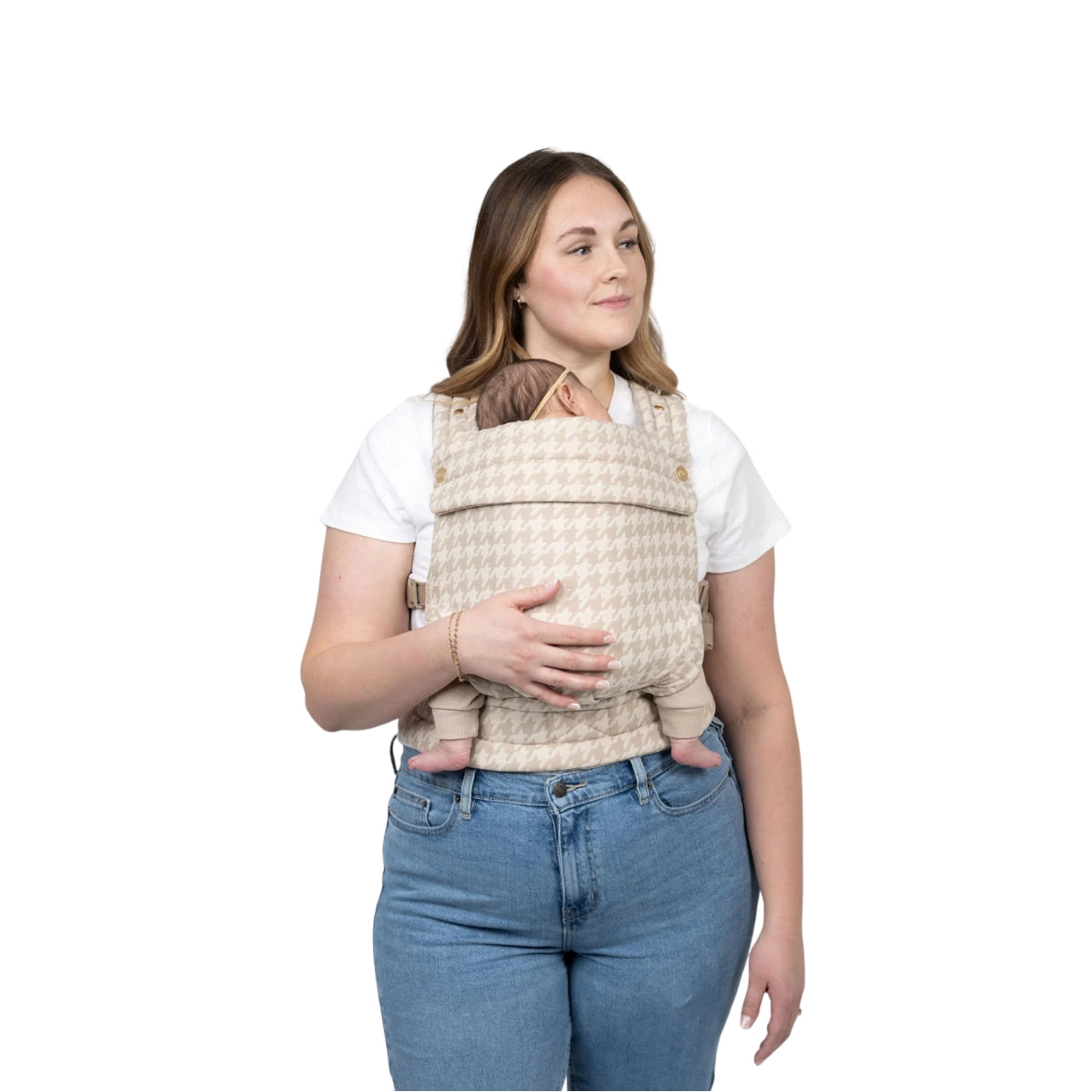Mabē Monarch Baby Carrier – Houndstooth on Luna Baby Store Miami