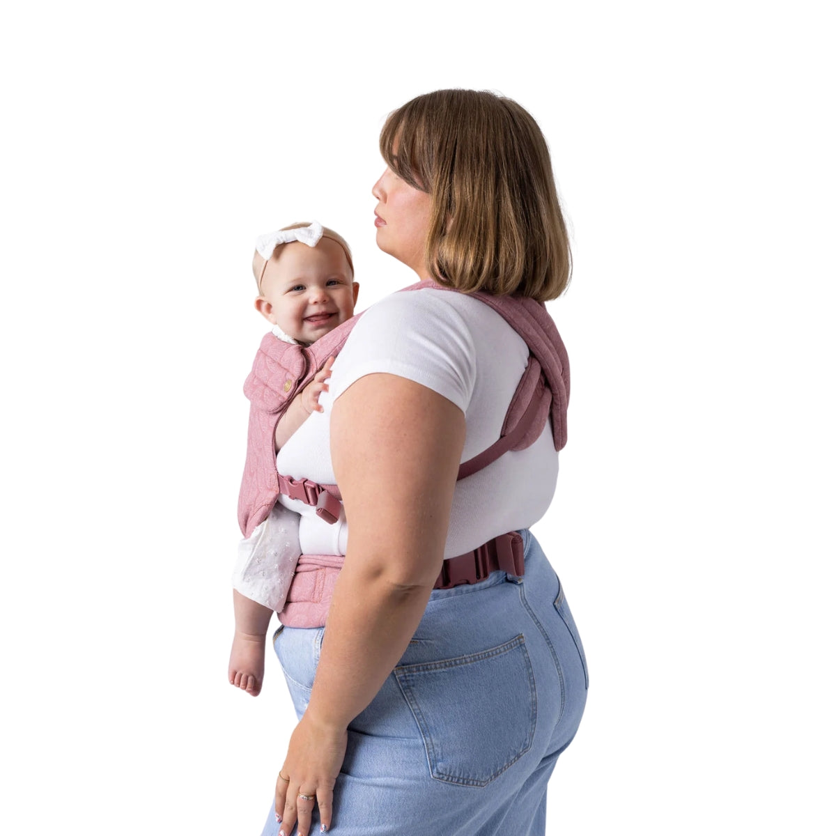 Mabē Monarch Baby Carrier – Mauve Wings on Luna Baby Store Miami