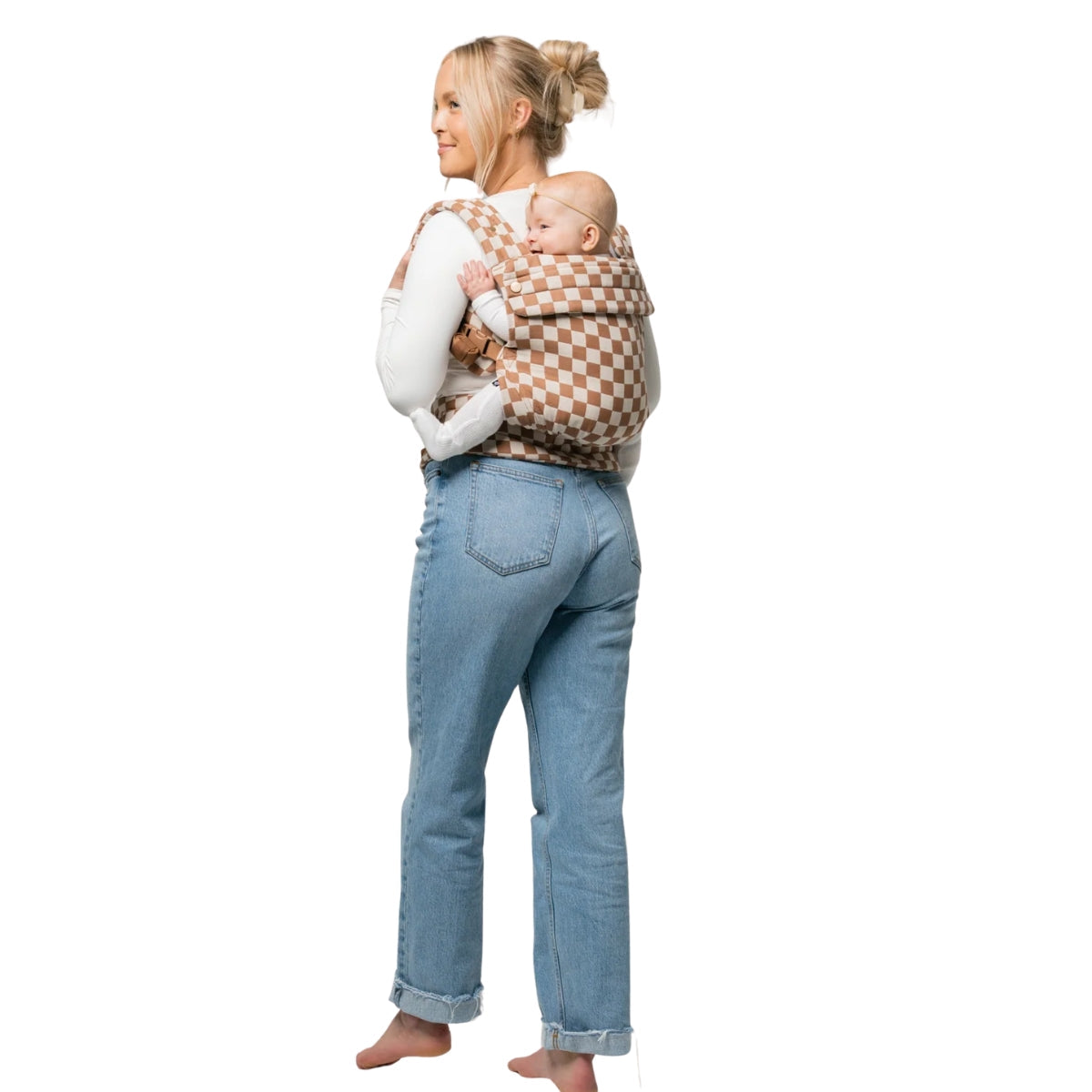 Mabē Monarch Baby Carrier – Mocha Check