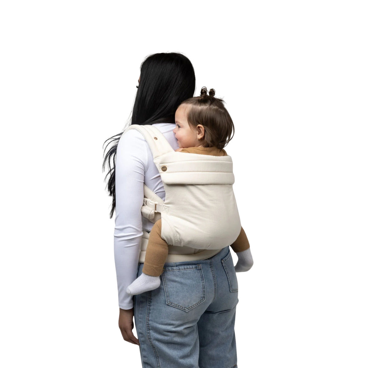 Mabē Monarch Baby Carrier – Natural Ivory on Luna Baby Store Miami