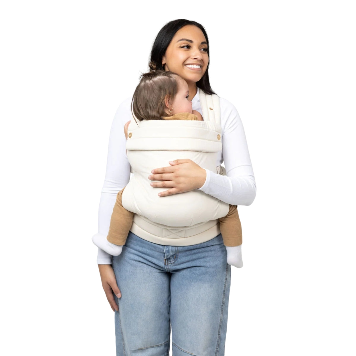 Mabē Monarch Baby Carrier – Natural Ivory on Luna Baby Store Miami