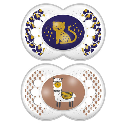 Mam Air Night & Day Pacifiers, 16M, 2 pack - Lamb
