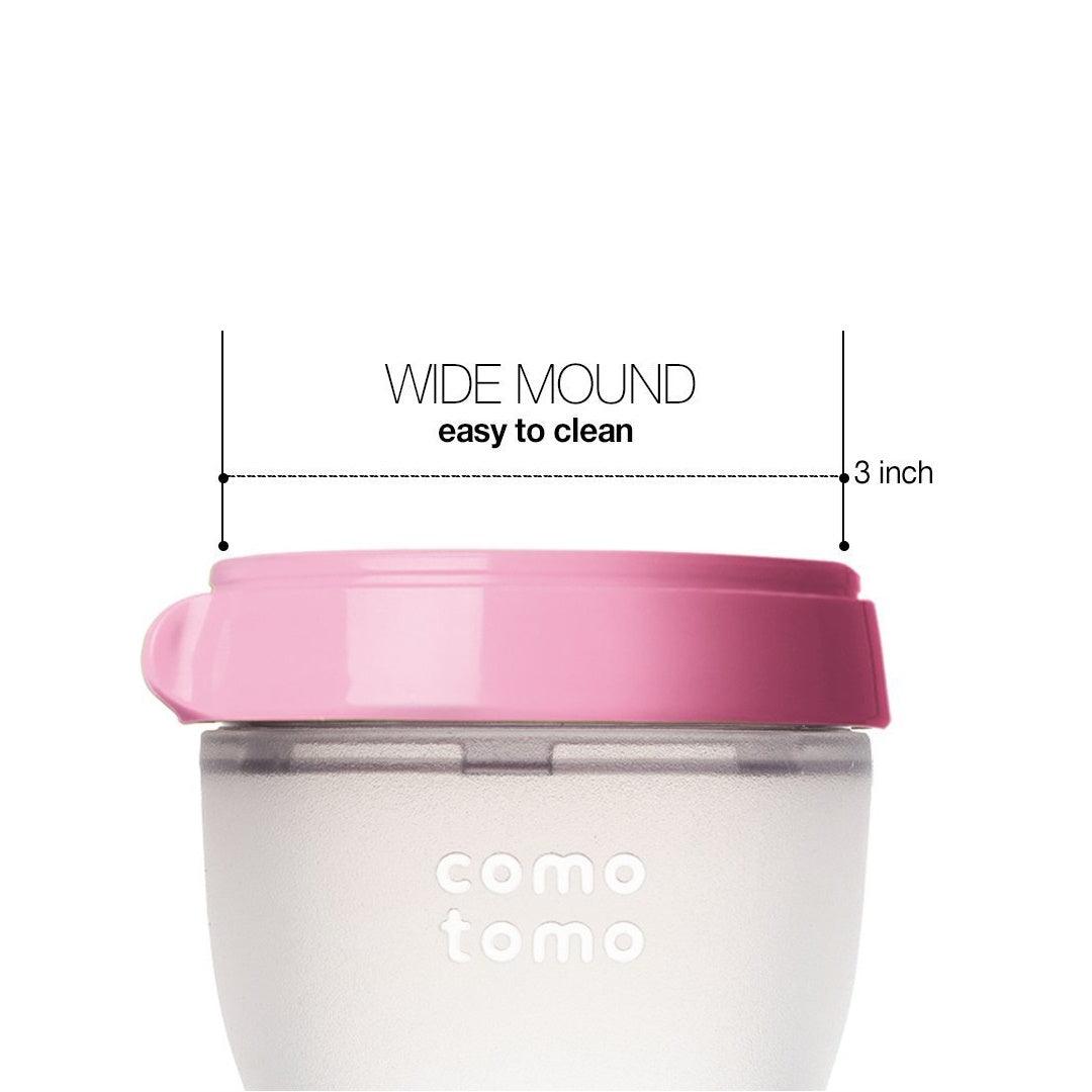 Kit Mamadeira Comotomo 2 Peças Rosa 250ML - Comotomo Babytunes