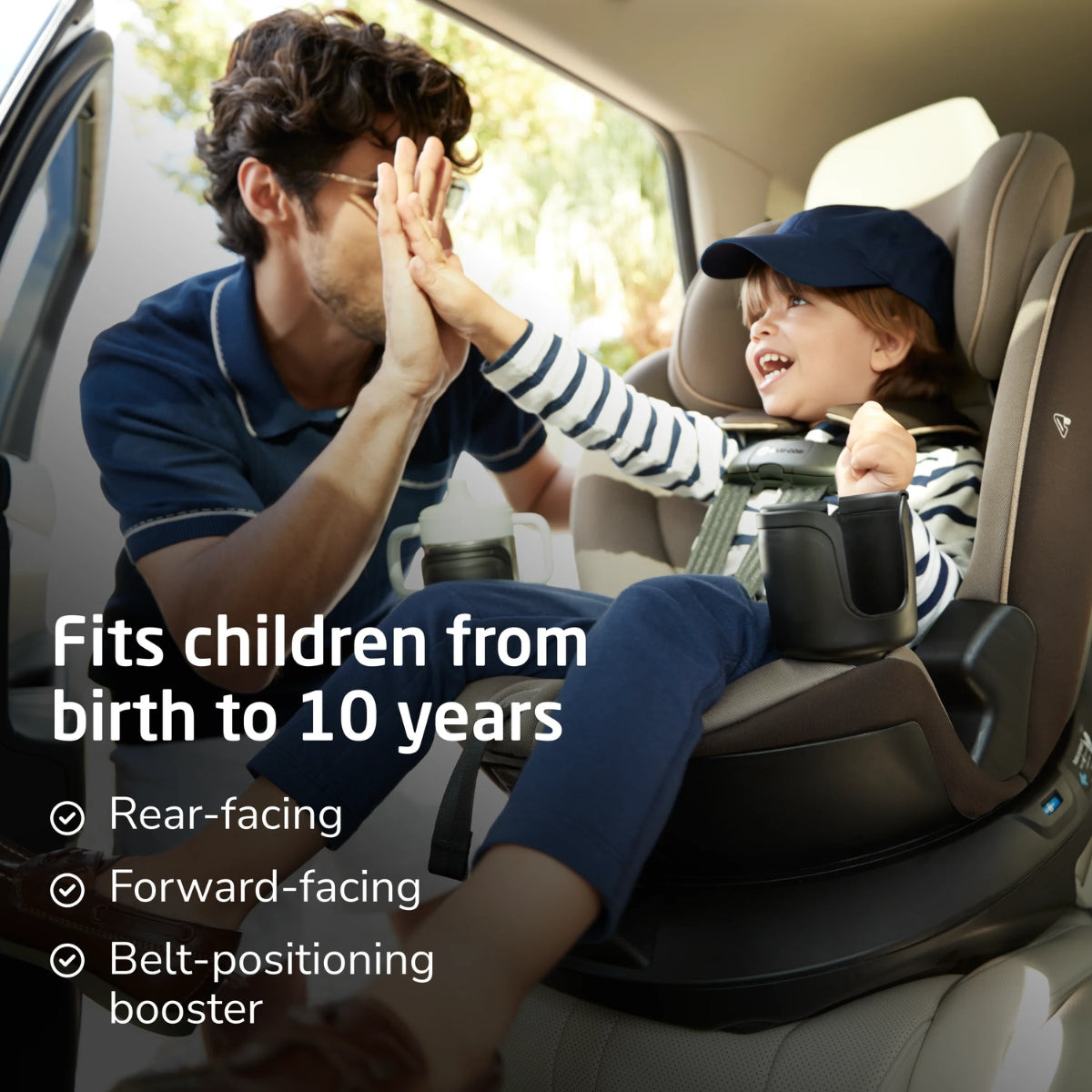 Cadeirinha de carro conversível Maxi-Cosi Andi 360 giratória tudo-em-um - Caspian Caviar