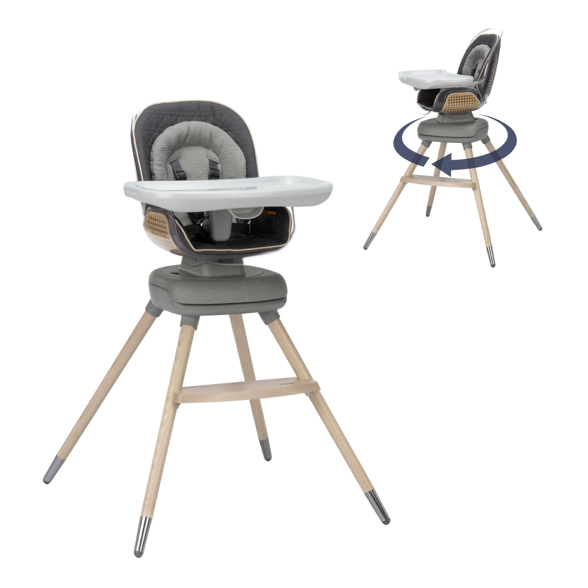 Maxi-Cosi Kiskadee 360 Rotating High Chair Onyx Heritage